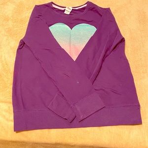 Ombré heart sweater